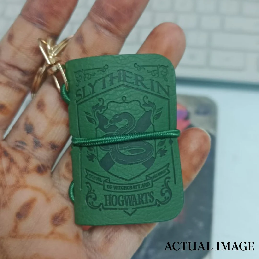 Mini Wizard Diary Keychain – House Edition Collectible Charm - Image 10