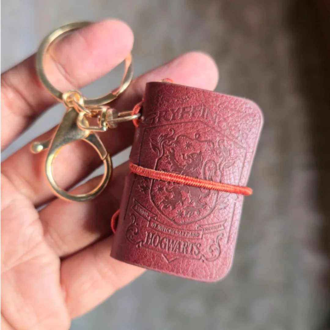 Mini Wizard Diary Keychain – House Edition Collectible Charm - Image 4