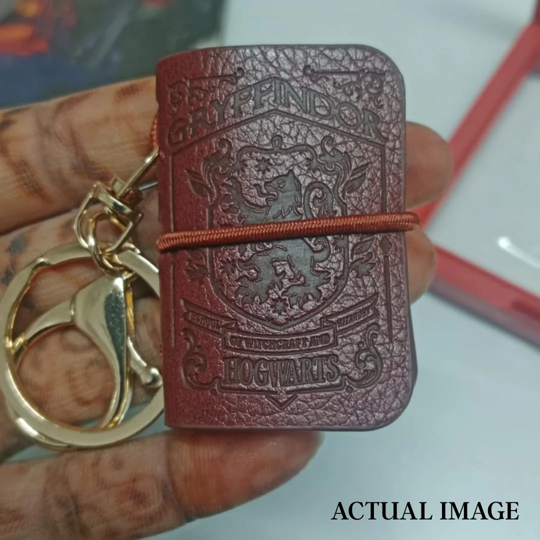 Mini Wizard Diary Keychain – House Edition Collectible Charm - Image 9
