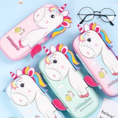 3D Unicorn Pencil Box | Stationary for Kids - Image 2