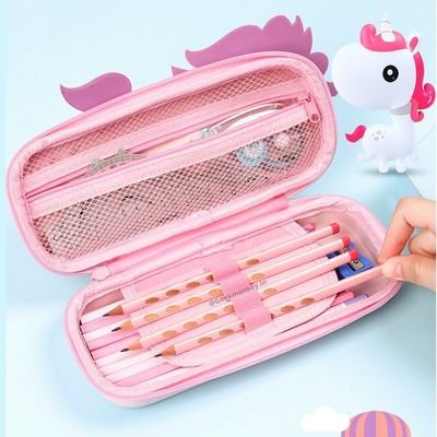 3D Unicorn Pencil Box | Stationary for Kids - Image 5