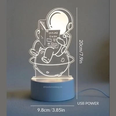 Little Astronaut - 3D Illusion Lamp - Image 4