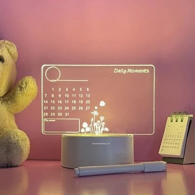 Acrylic Calendar Lamp - 3D Illusion Lamp