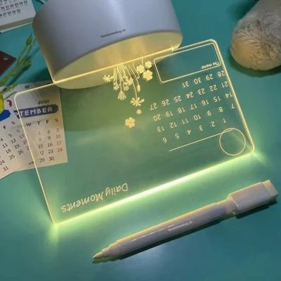 Acrylic Calendar Lamp - 3D Illusion Lamp - Image 2