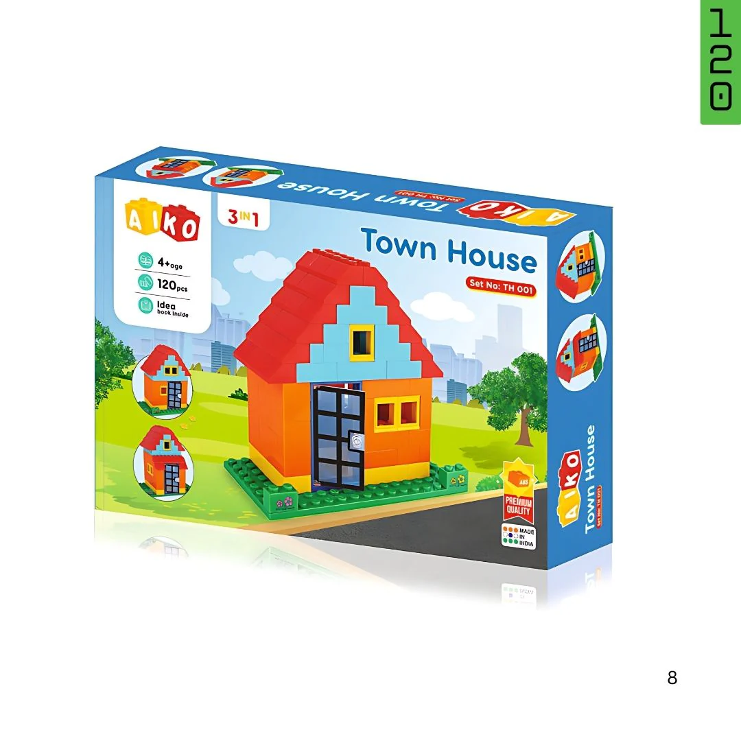Aiko Town House | Premium Building Blocks for Creative Minds - Image 4