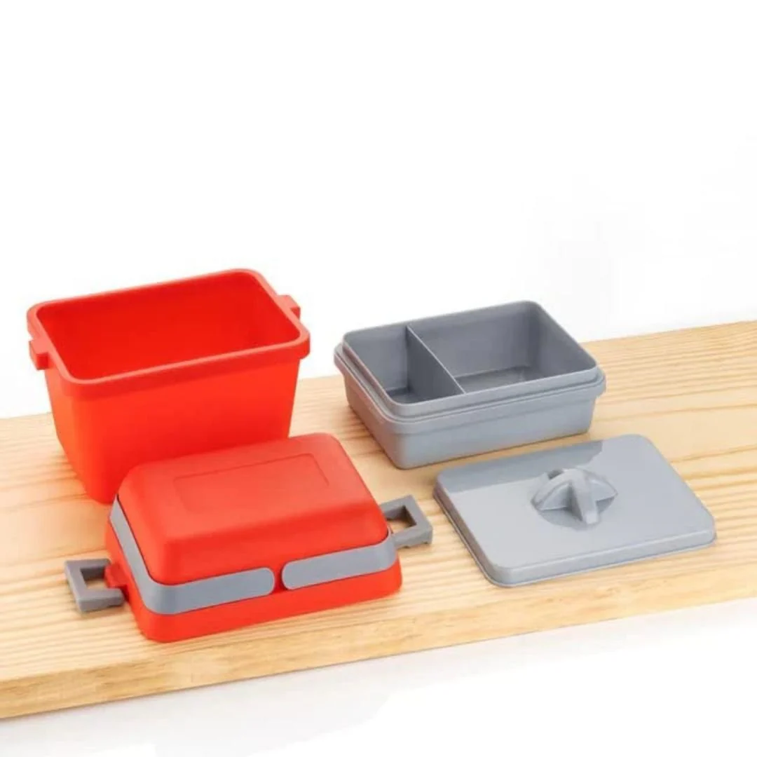 Airtight Container | [3 Tier] Lunch Box With Lid and Spoon - Image 3