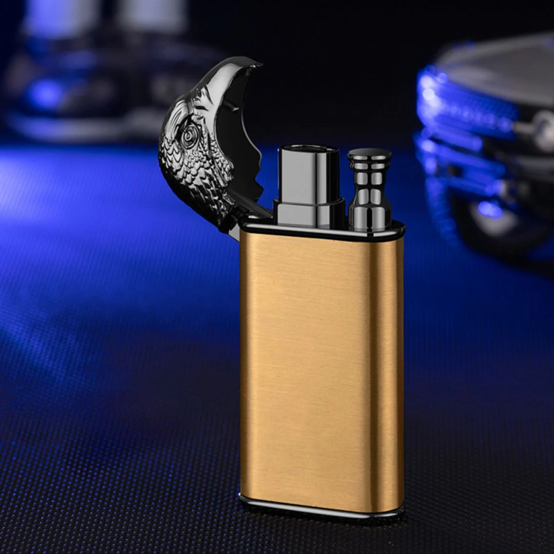 Amazing Double Flame Lighter | Creative Open Fire Lighter [Color May Vary] - Image 3