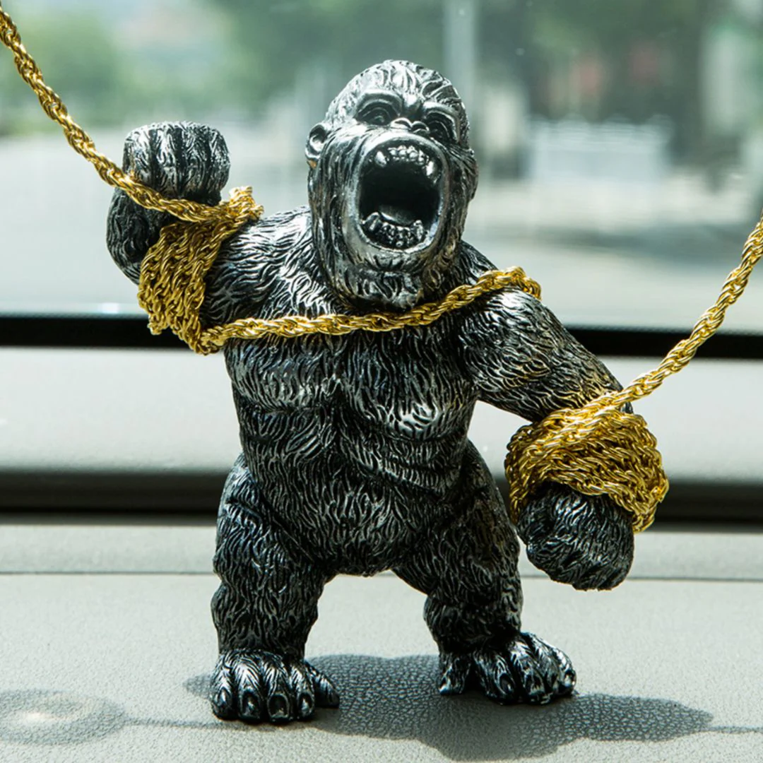 Angry Kong Car Decor | Funny & Fierce Dashboard Accessory! - Image 2