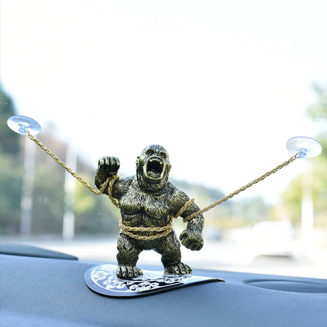 Angry Kong Car Decor | Funny & Fierce Dashboard Accessory! - Image 3