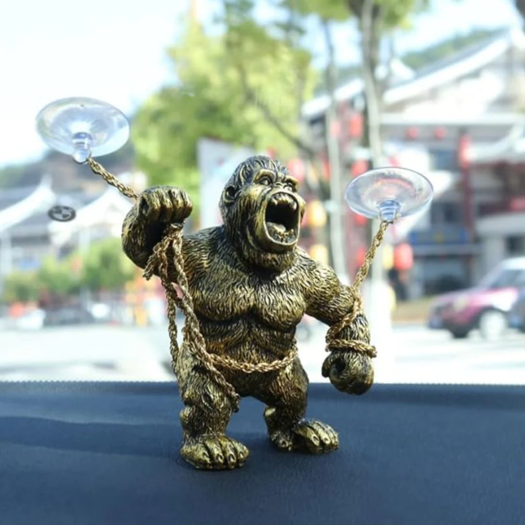Angry Kong Car Decor | Funny & Fierce Dashboard Accessory! - Image 4