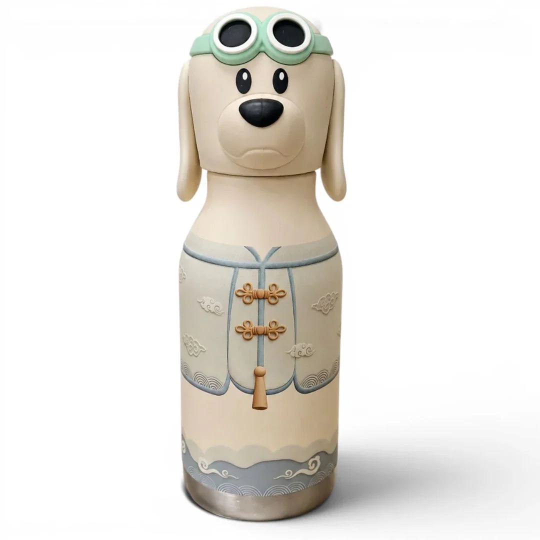 Animal Friends Stainless Steel Kids Water Bottle With Silicone Cover - Image 2