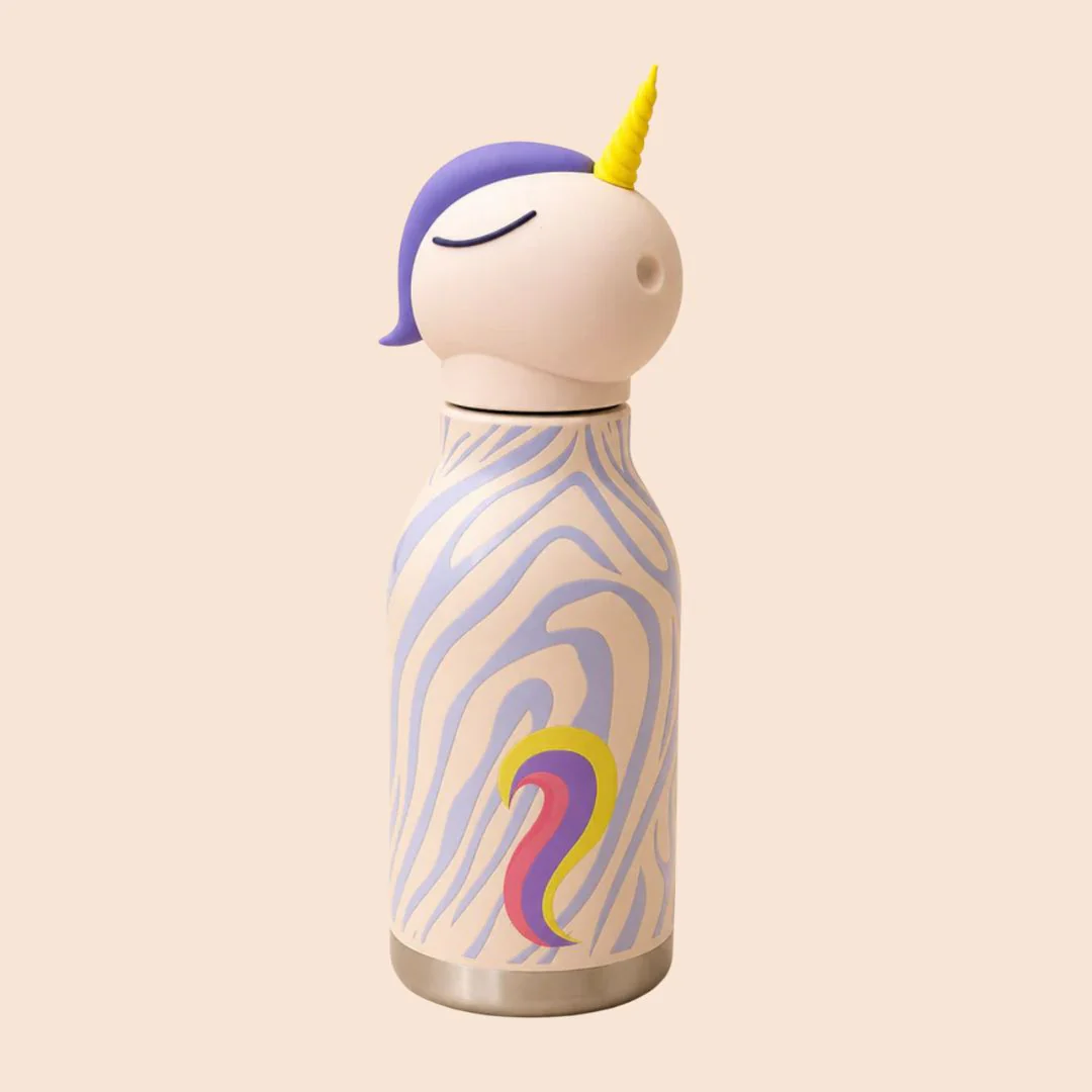 Animal Friends Stainless Steel Kids Water Bottle With Silicone Cover - Image 4