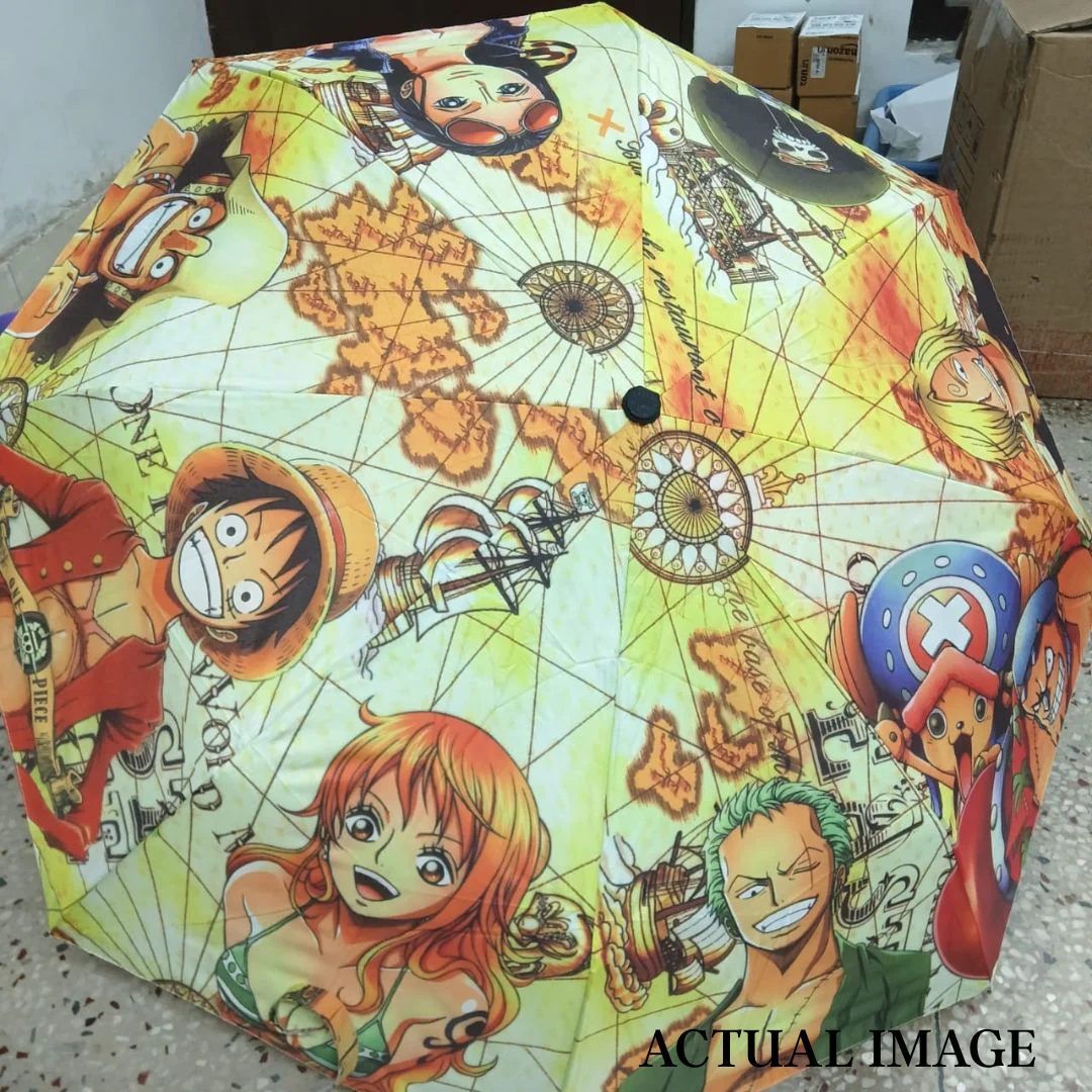 Anime Print Folding Umbrella – Compact, Stylish n Weather-Resistant - Image 10
