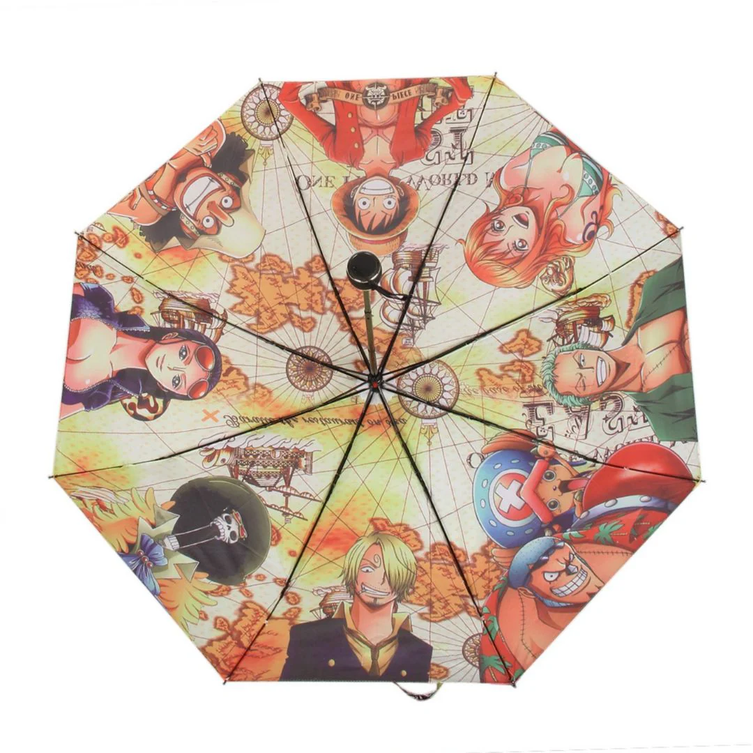 Anime Print Folding Umbrella – Compact, Stylish n Weather-Resistant - Image 3