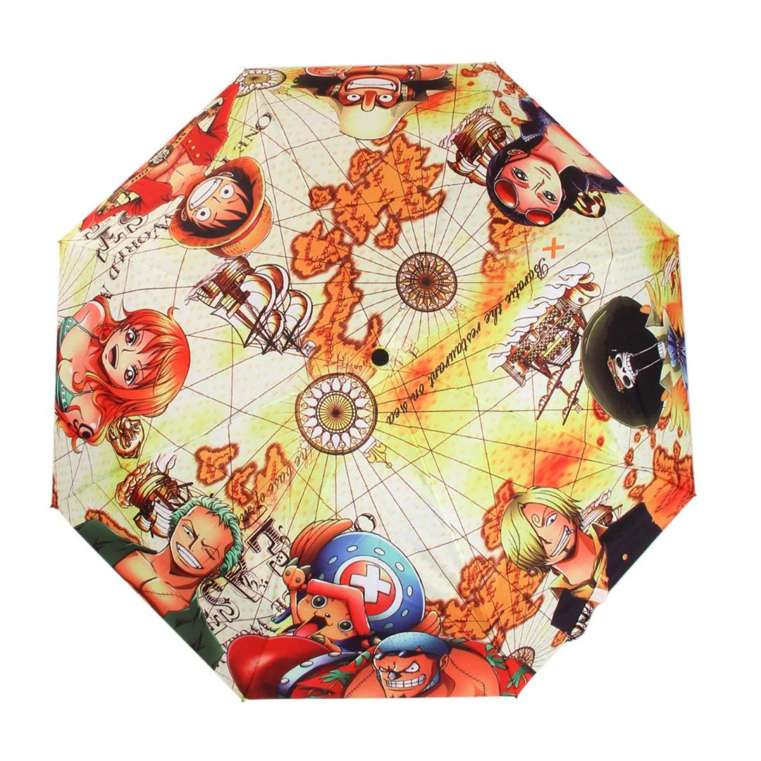 Anime Print Folding Umbrella – Compact, Stylish n Weather-Resistant - Image 5