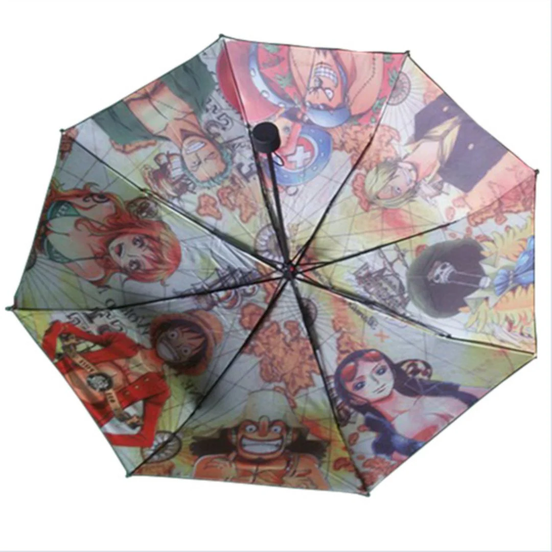 Anime Print Folding Umbrella – Compact, Stylish n Weather-Resistant - Image 6