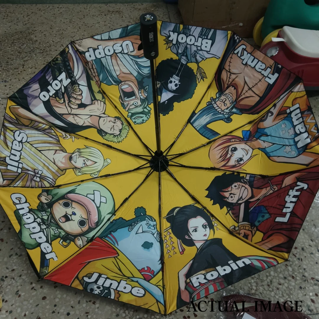 Anime Print Folding Umbrella – Compact, Stylish n Weather-Resistant - Image 9