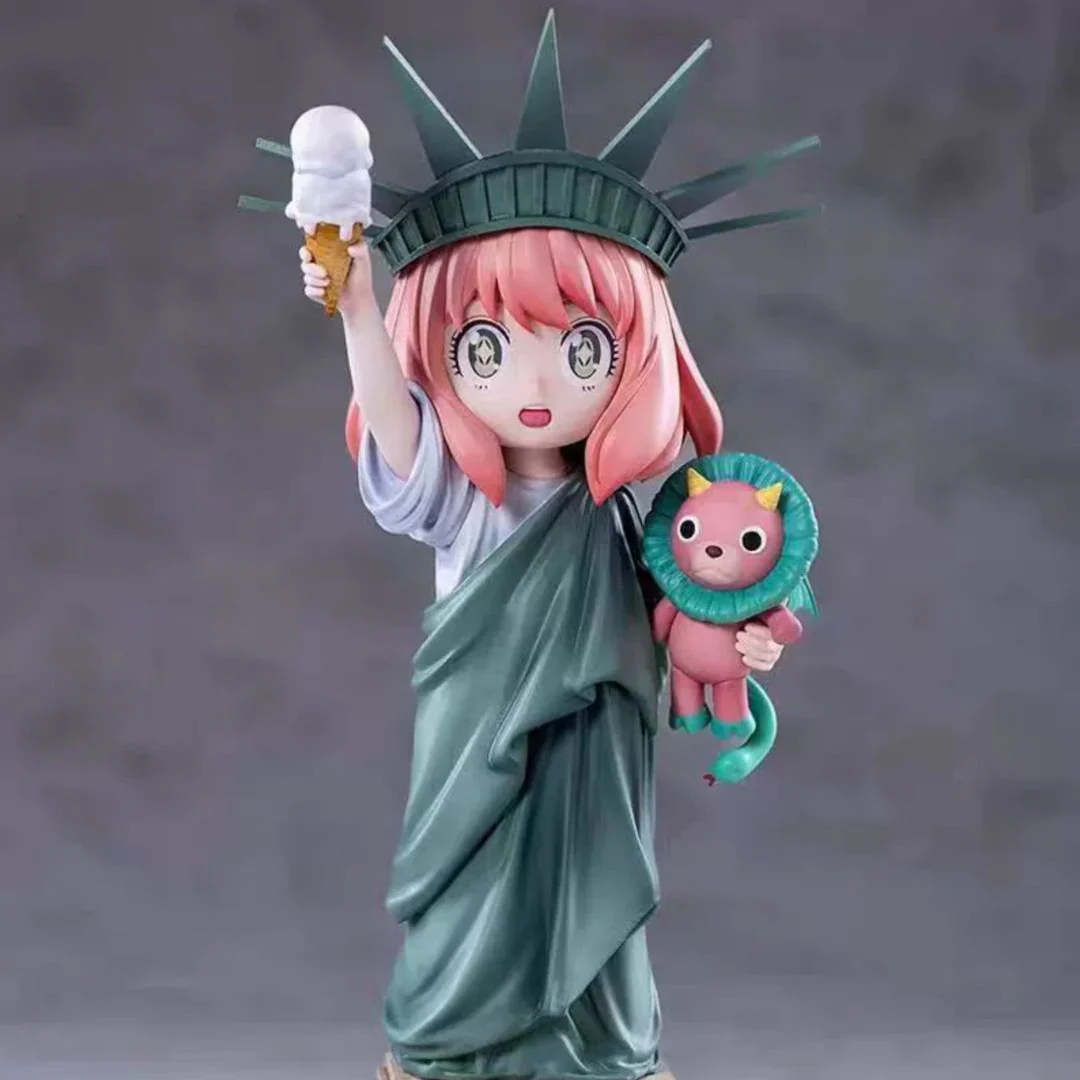 Anya Americana Figurine | Spy X Crossover Collectible - Image 2