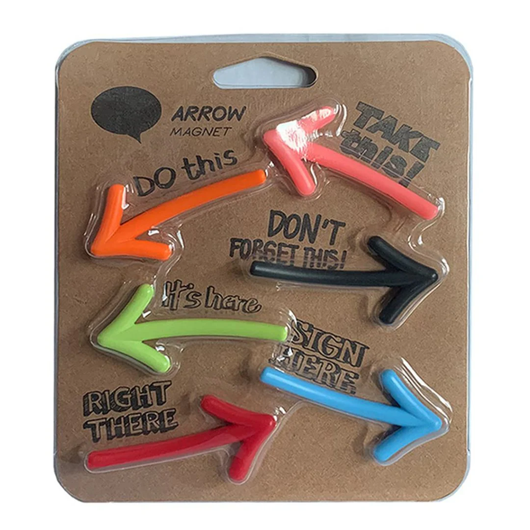 Arrow Fridge Magnet Set [Set of 6 Arrow Magnets] - Image 4