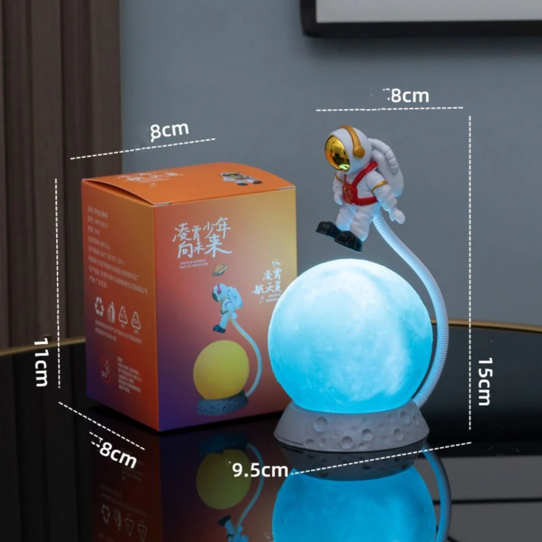 Astronaut Moon Night Lamp - A Cool Astronaut Theme Gift! - Image 5