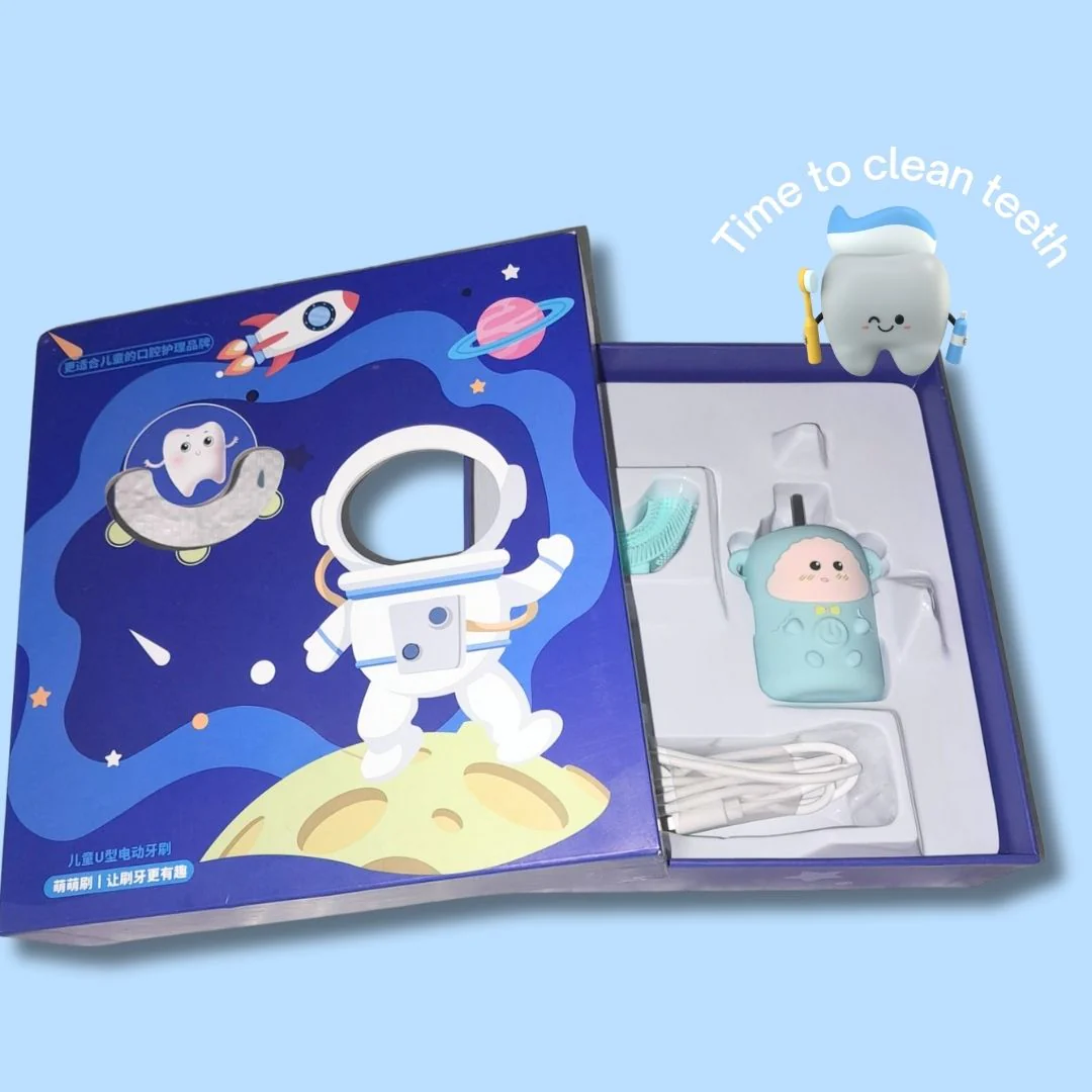 Astronaut-Themed Electric Toothbrush - Oral Hygiene for Toddlers - Image 3