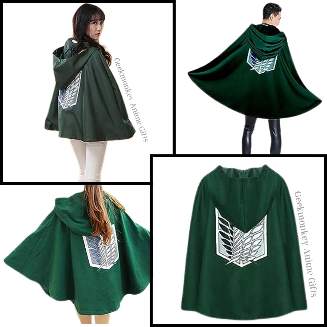Attack on Titan Cloak | Eren, Levi Cosplay Cloak for AOT Fans - Image 2