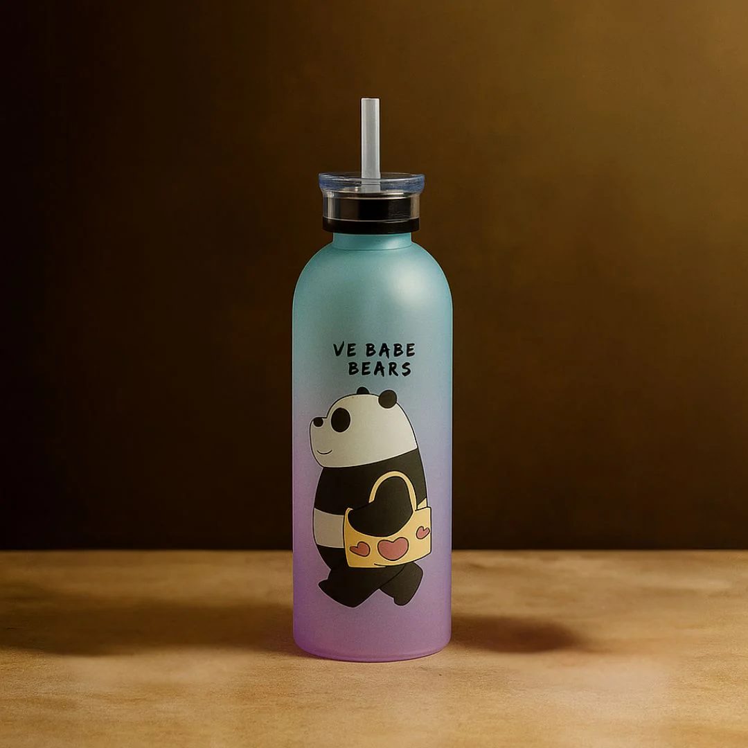 We Babe Bears Water Bottle – 1000ml | Random Color | Dual Cap | BPA-Free - Image 3