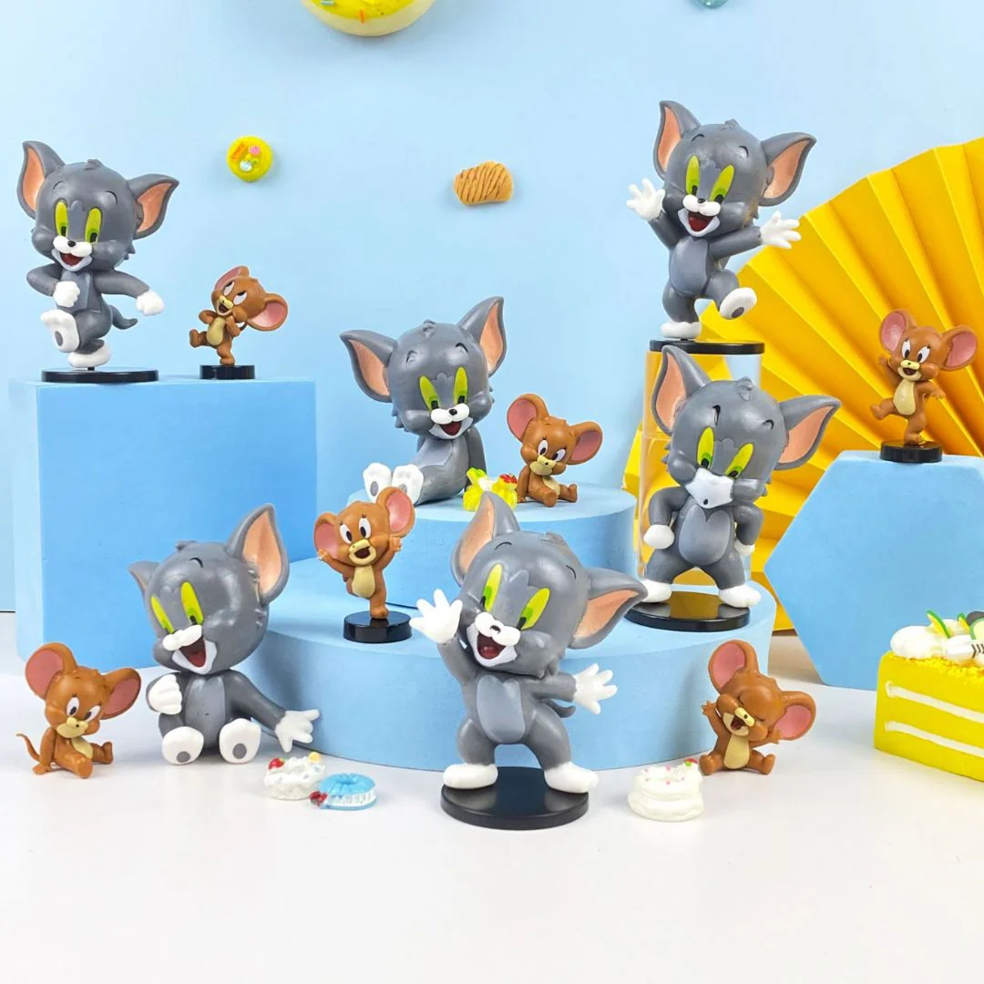 Baby Cat n Mouse Figurines | Tom n Jerry Collectibles