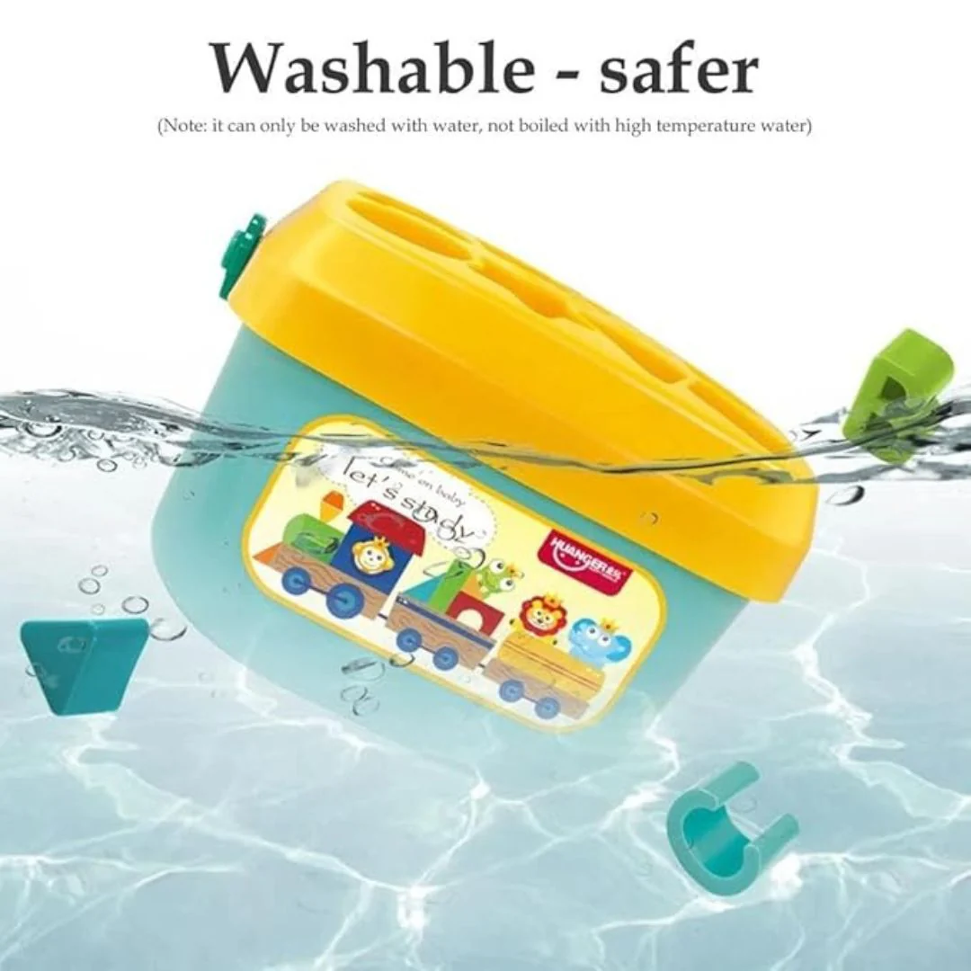 Baby First Blocks – Shape n Alphabet Sorter Toy for Kids 6 Months+ - Image 3