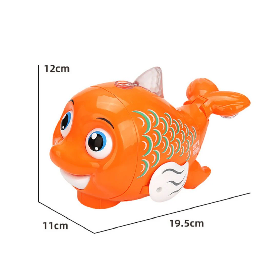 Musical Fish Toy for Kids | Ball Thrower Bump n Go Fish - Image 3