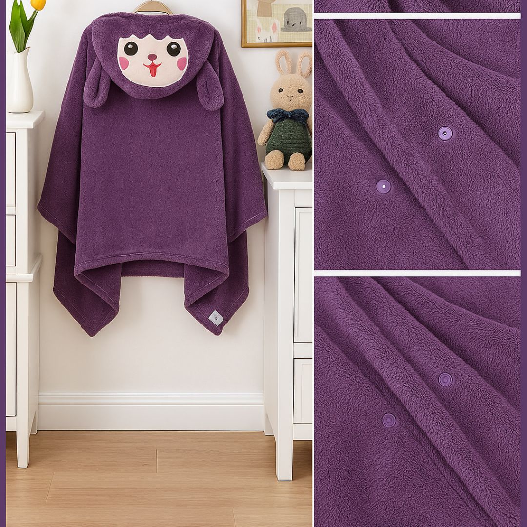 Baby Hooded Towel – Soft Coral Fleece Bath-Beach Towel for Boys and Girls - Image 2