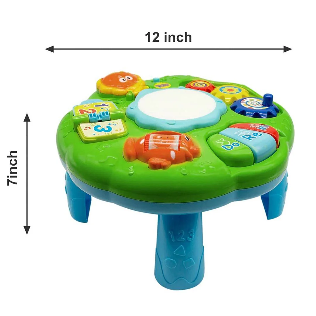 2-in-1 Baby Musical Activity Table (24M+) | Convertible Floor Play Panel, Lights & Sound - Image 6