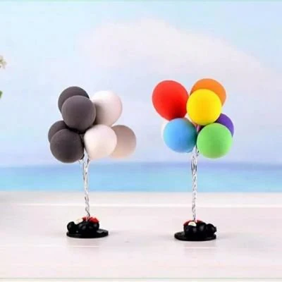 Colorful Balloon Bunch for Car DashBoard/Home Decor/Birthday Party/showpiece - Image 4