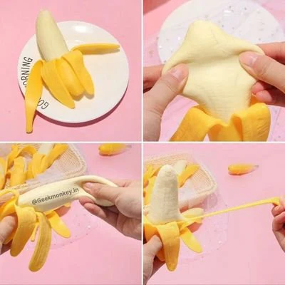 Banana Fidget Toy - Squishy Food - Image 3