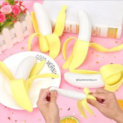 Banana Fidget Toy - Squishy Food - Image 4