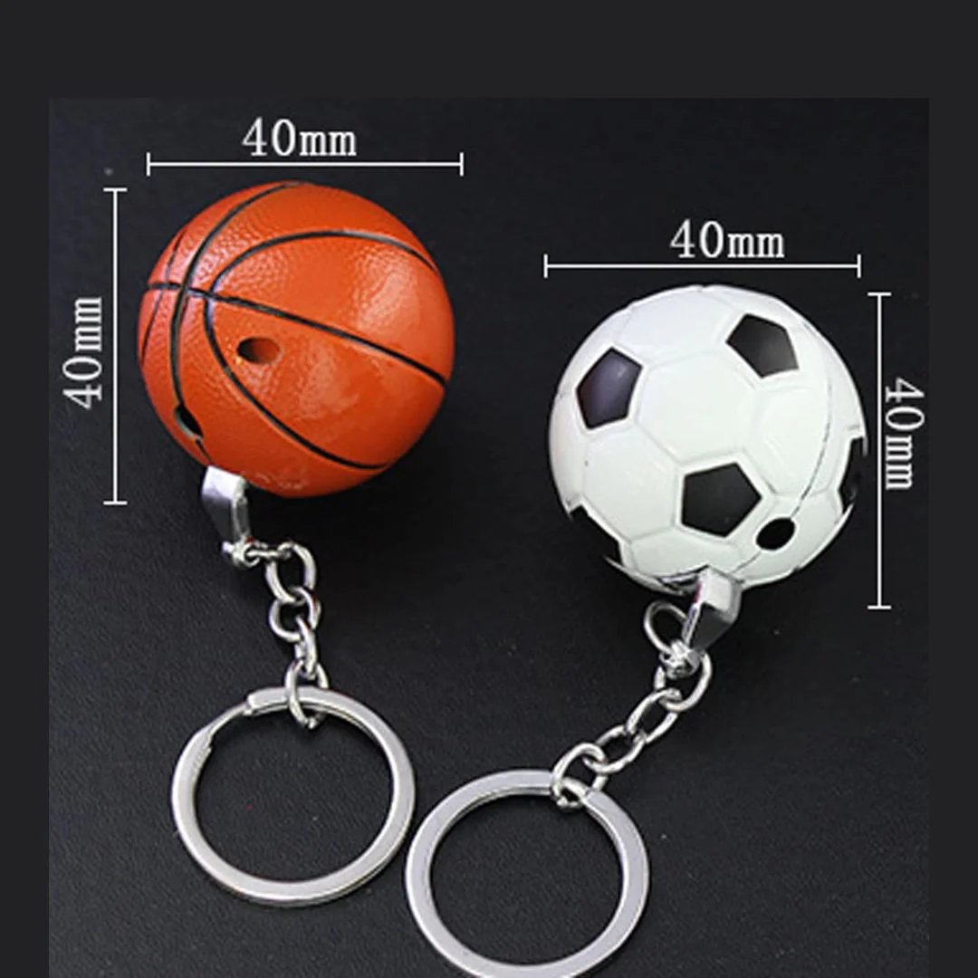 Ball Shaped Lighter Keychain | Creative Butane Refillable Soft Flame Lighter - Image 3