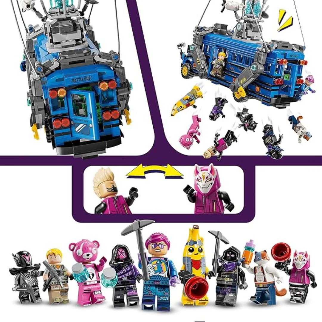 Battle Bus Building Block Set – 954-Piece Ultimate Collector Edition - Image 5