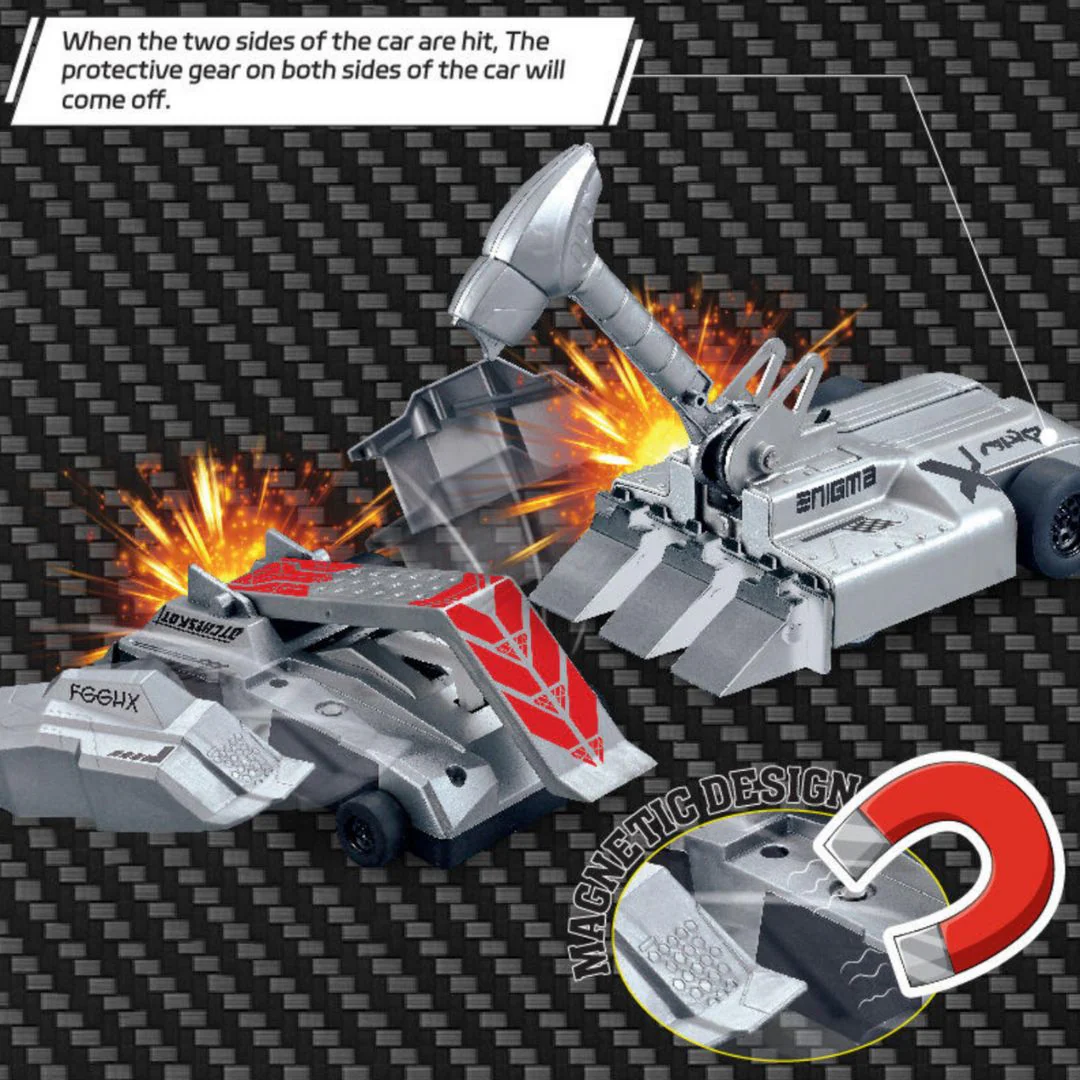 Armored Cars Magnetic Battle RC Car Set - Image 4