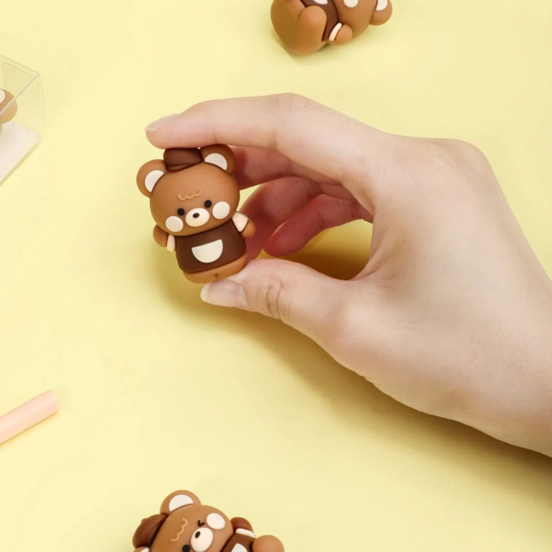 Cool Bear Pencil Sharpener and Topper | Beary Cute Bear Sharpener - Image 3