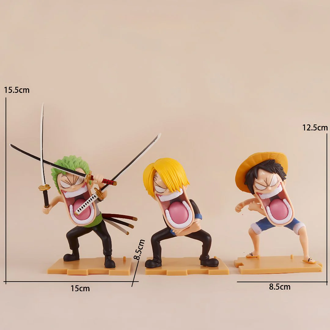One Piece Big Mouth Crew | Luffy, Zoro, and Sanji Collectibles - Image 2