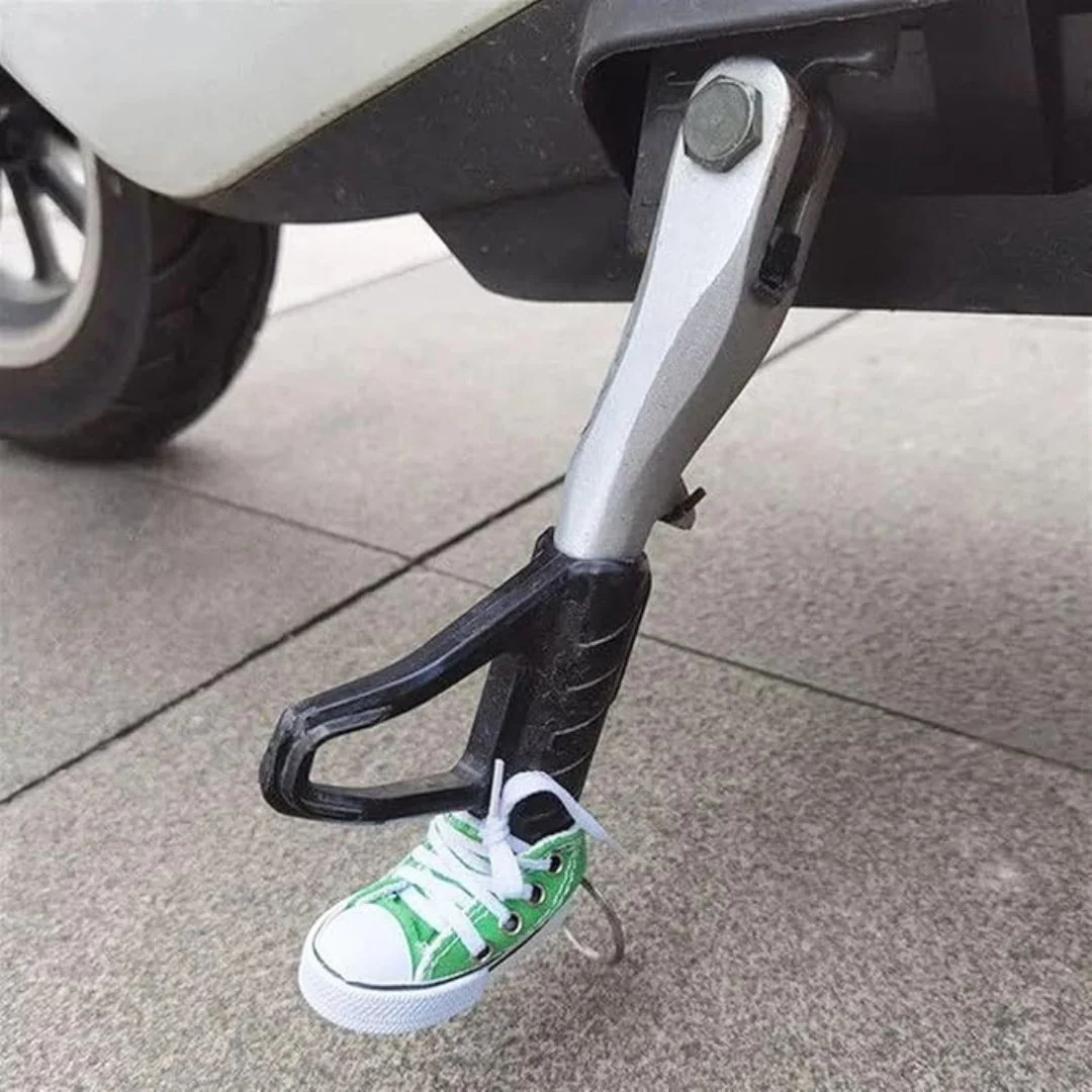 Bike Stand Mini Sneaker – Cute Shoe Protector for Motorcycle n Bicycle Kickstand - Image 4