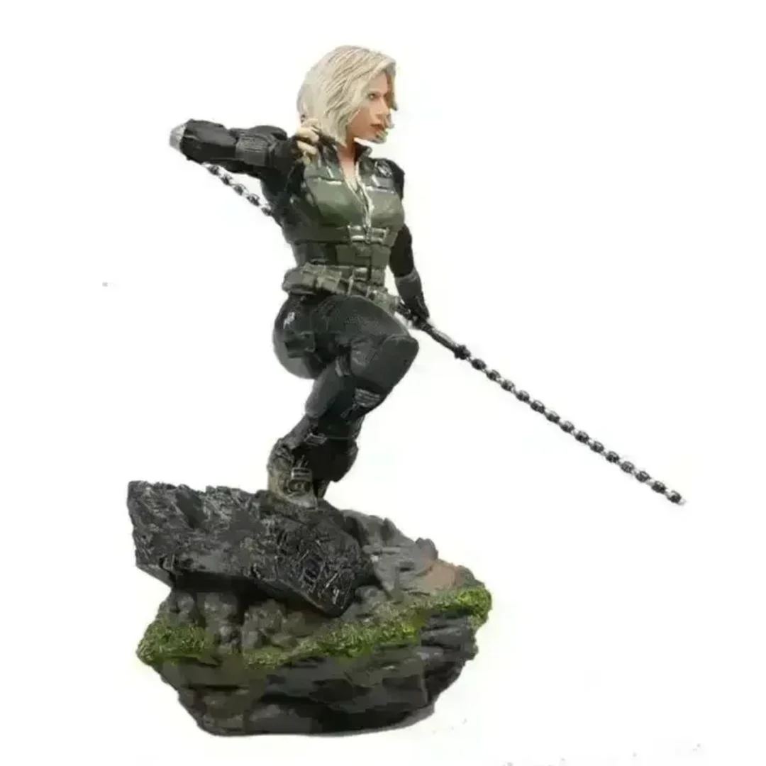 Black Widow Combat Pose Action Figure Statue - Image 2
