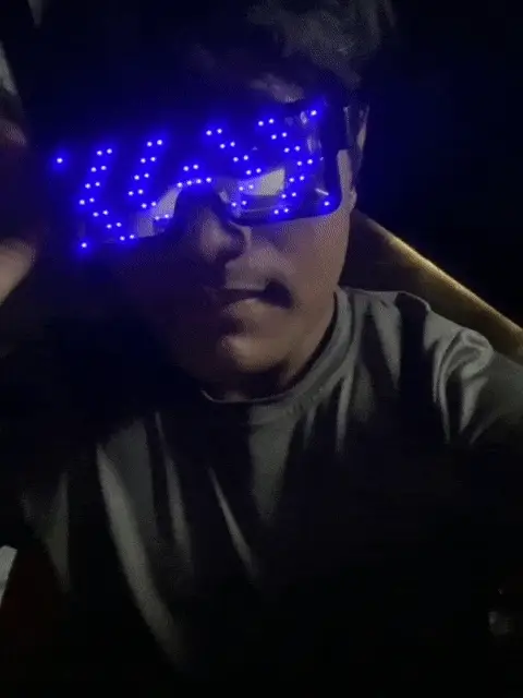 Blink-Glow LED Party Glasses | Dynamic Patterns, Wireless, USB Charging - Image 4