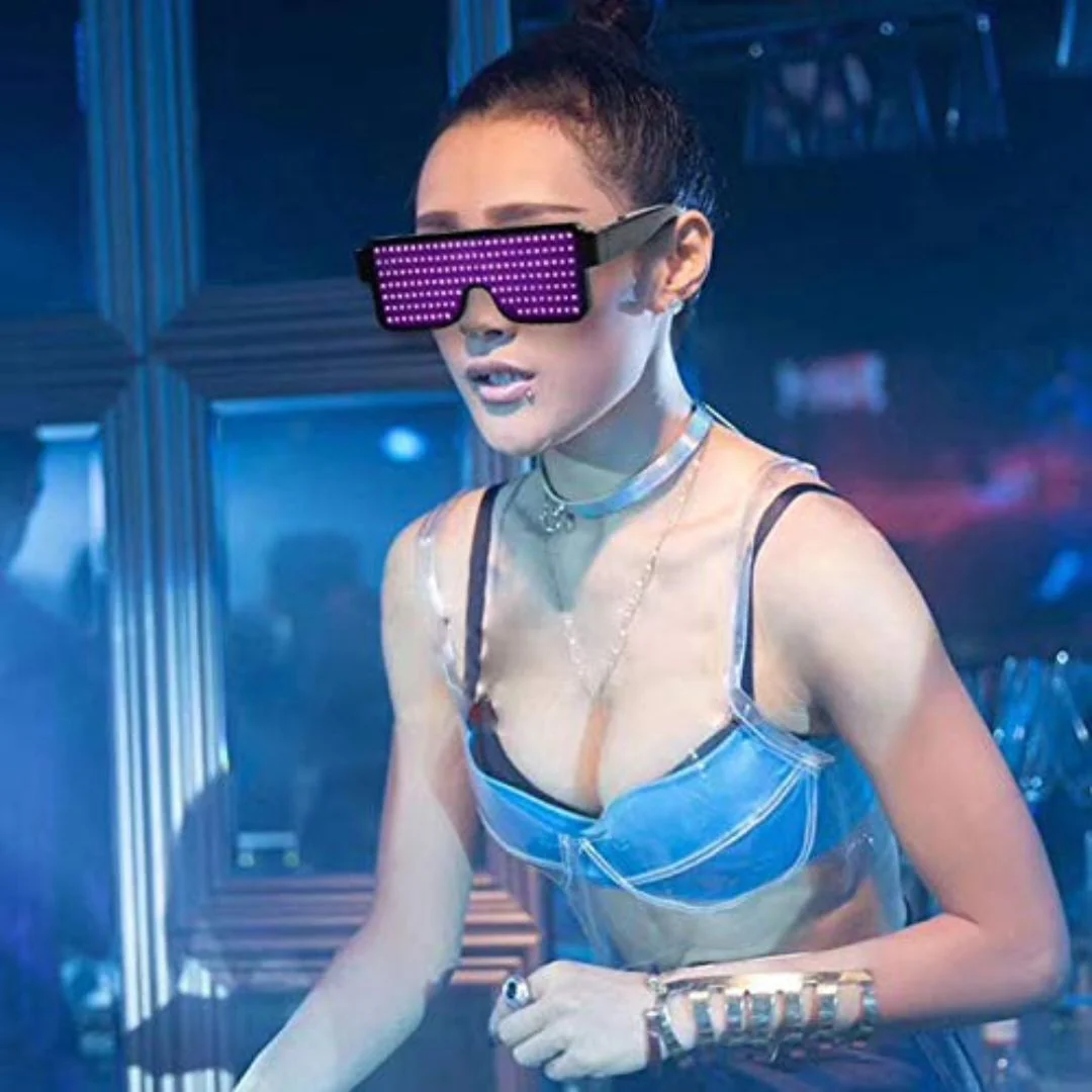 Blink-Glow LED Party Glasses | Dynamic Patterns, Wireless, USB Charging - Image 9