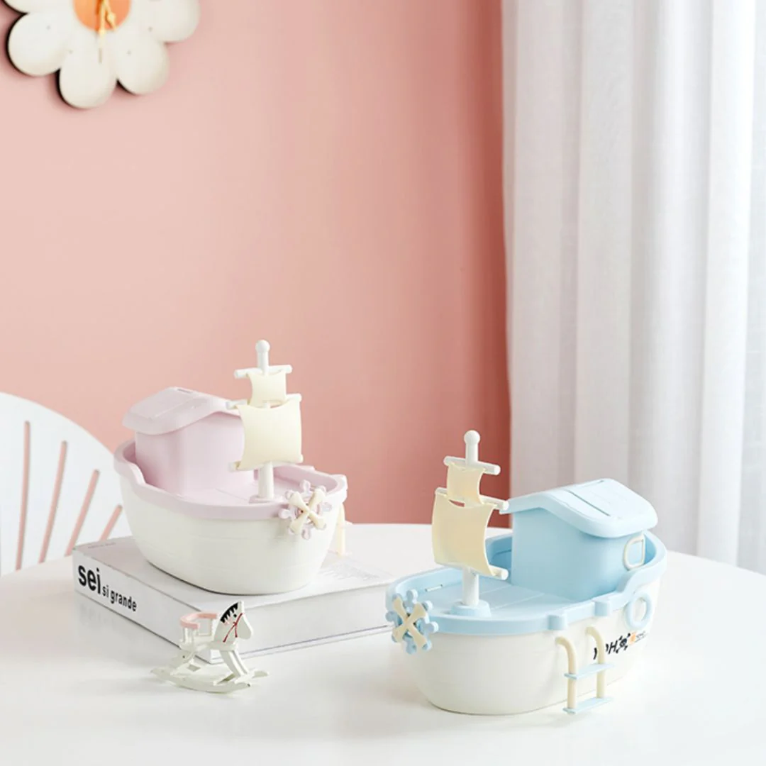 Adorable Boat Shape Money Bank | Gifts for Kids - Image 4