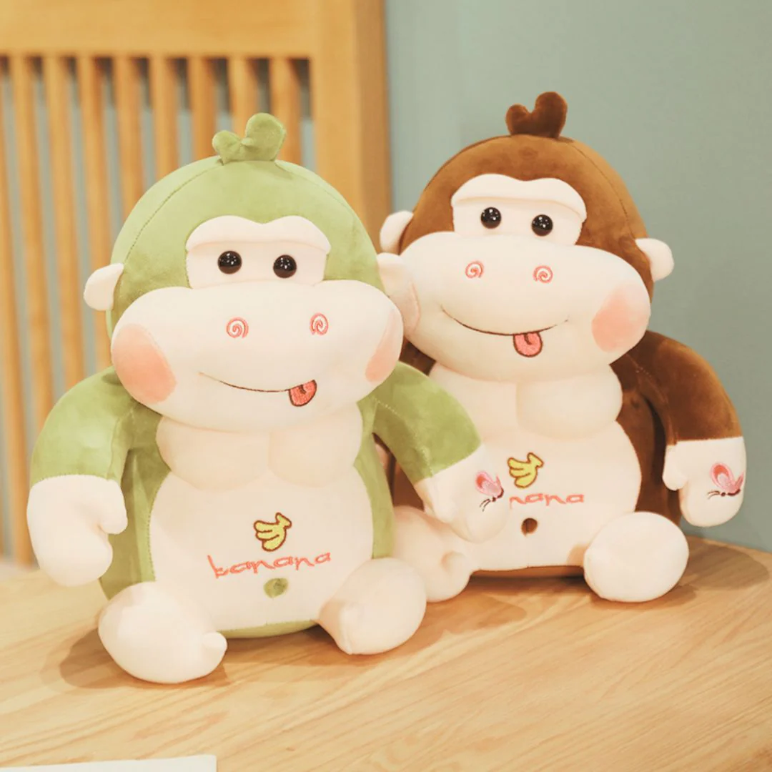 Body Builder Monkey Toy | Soft Toy 2 Pack Abs for Gym Lovers - Image 3