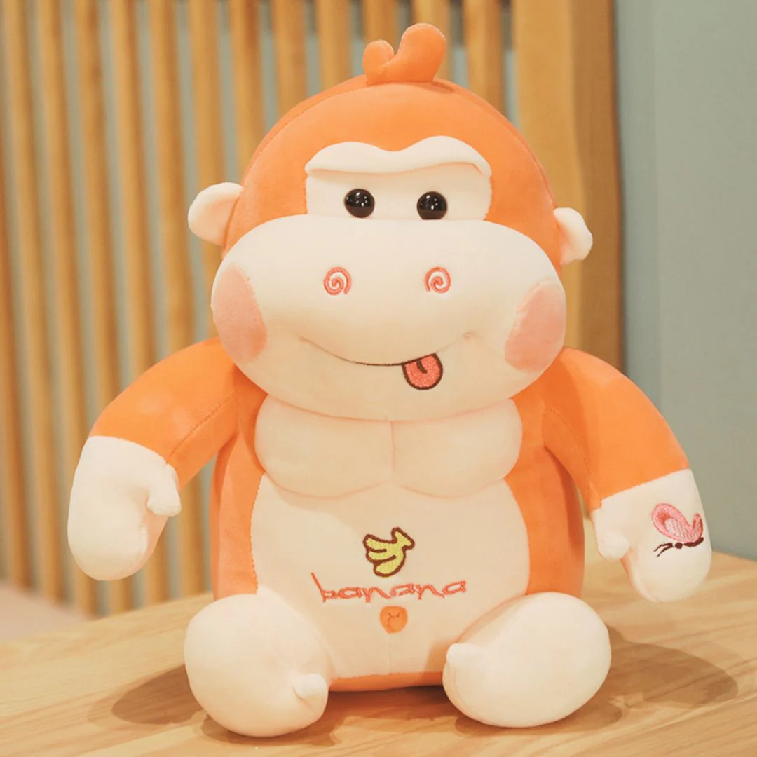 Body Builder Monkey Toy | Soft Toy 2 Pack Abs for Gym Lovers - Image 5