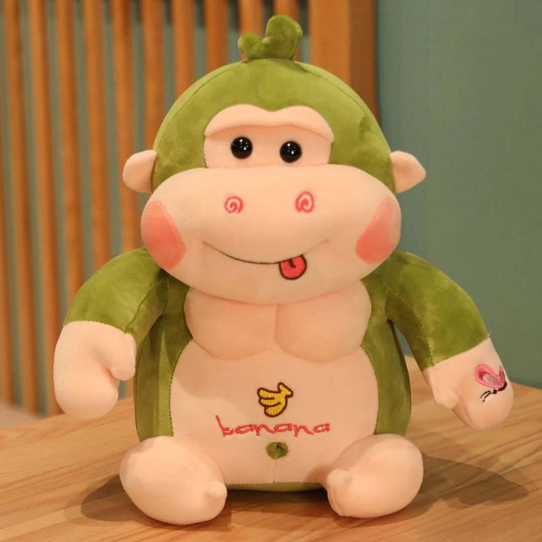 Body Builder Monkey Toy | Soft Toy 2 Pack Abs for Gym Lovers - Image 7