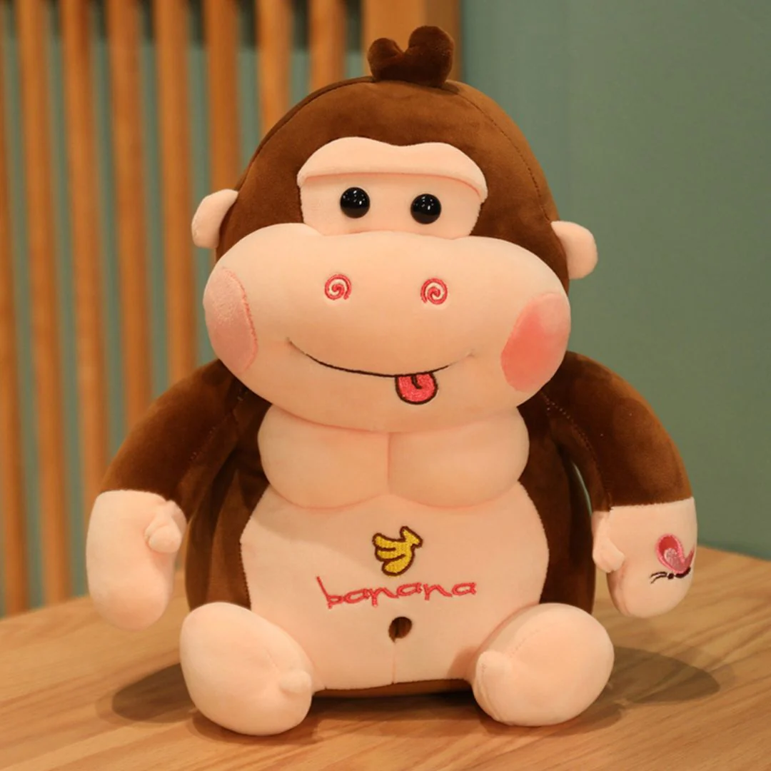 Body Builder Monkey Toy | Soft Toy 2 Pack Abs for Gym Lovers - Image 8
