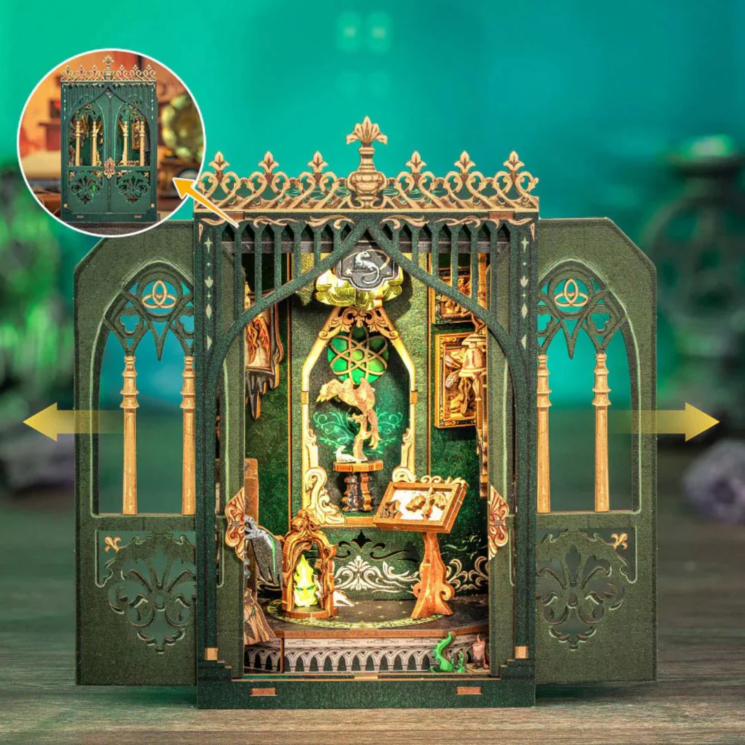 DIY Book Nook Kit | Renaissance-Inspired Miniature Model with LED - Image 10